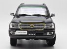 White / Dark Green Diecast Toyota Land Cruiser LC100 SUV Model