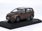 Blue / Brown 1:43 Scale Diecast VW New Touran L Model