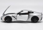 Silver 1:24 Maisto Diecast Chevrolet Corvette Stingray Model