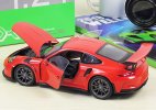 1:24 Scale Welly Diecast 2016 Porsche 911 GT3 RS Car Model