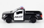 Police 1:36 Black Kids Diecast Ford F-150 Pickup Truck Toy