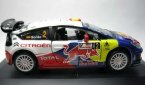 1:32 Scale White Bburago NO.2 Diecast 2009 Citroen C4 WRC Model