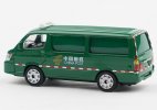 1:64 Green China Post Diecast Jinbei Hiace Classic Van Model
