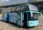 Sky Blue Argentina Football Team Kids Diecast Coach Bus Toy