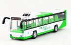 Orange / Blue / Green Pull-Back Function Die-Cast City Bus Toy