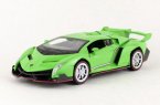 Green /Yellow /Red /Gray 1:32 Diecast Lamborghini Veneno Car Toy