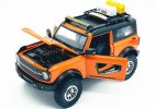 Yellow / Orange 1:24 Scale Diecast Ford Bronco SUV Toy