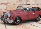 Red Handmade Medium Scale Tinplate 1959 Jaguar XK150 Model