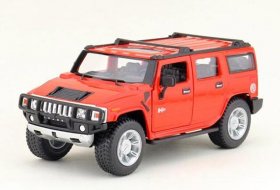 White / Black / Yellow / Red Kids Diecast Hummer H2 Toy