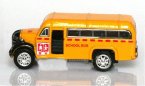 Kids Mini Scale Bright Yellow School Bus Toy
