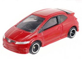 Red Kids 1:68 Scale Diecast Honda Civic Type R Euro Toy