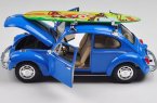 Black / Red / Blue 1:24 Scale Welly Diecast VW Beetle Model