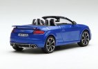 Blue 1:43 Scale Diecast 2016 Audi TT RS Roadster Model