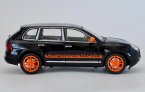 1:18 White / Black Welly Diecast Porsche Cayenne Turbo Model