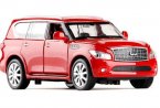 Kids White / Red / Blue 1:32 Scale Diecast Infiniti QX56 Toy