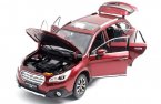 1:18 Wine Red / Champagne Diecast Subaru Outback SUV Model