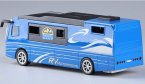 Kids 1:50 Red / Blue / White Die-Cast VOLKNER Motorhome Toy