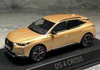 1:43 Scale White / Golden NOREV Diecast 2021 DS 4 Cross Model