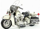 Tinplate White Large Scale 1978 Harley Davidson Motorcycle Model