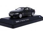 1:43 Scale White / Black Diecast BMW 4 Series Coupe Model