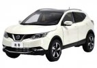 1:18 Scale White 2016 Diecast Nissan Qashqai Model