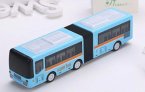 Kids Green / Blue Plastics Electric Articulated City Bus Toy