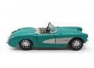 Black / Blue 1:24 Scale Maisto Diecast 1957 Chevrolet Corvette