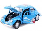 Kids Blue 1:38 Scale Doraemon Diecast VW Beetle Toy