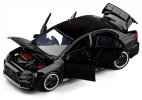 Black Kid 1:32 Police Diecast Mitsubishi Lancer Evolution X Toy