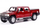 Red / Orange / Black 1:26 Maisto 2009 Diecast Hummer H3T Model