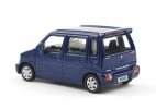 1:64 Blue / Silver / White Diecast 2004 Suzuki Wagon R Model