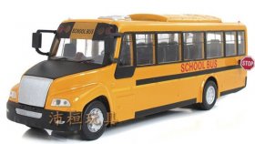 1:43 Scale Yellow With Black Line Kids School Bus Toy