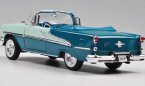 White / Blue 1:24 Scale Welly Diecast 1955 Oldsmobile Super 88