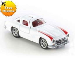 White-Red Kids SIKU 1470 Diecast Mercedes-Benz 300SL Toy