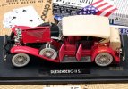 1:18 Scale Green/Light Red Diecast Duesenberg SJ Model