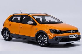 1:18 Scale Orange Diecast 2012 VW New Polo Model