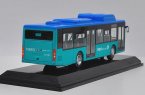 Blue 1:64 Scale Diecast BYD 12M Battery Electric City Bus Model