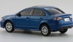 Blue 1:43 Scale Plastics Mitsubishi Lancer IO Model