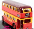 Red 1:76 Scale Oxford Britain Die-Cast Double Decker Bus Model