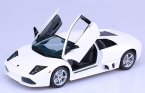 White / Orange 1:18 Scale Diecast Lamborghini Murcielago Model