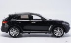 Black / White 1:18 Scale Diecast Infiniti QX70 SUV Model