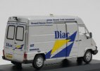 Silver 1:43 Scale IXO Diecast 1992 Renault Master B120 Van Model