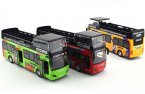 Red / Yellow / Green Kids Die-Cast London Double Decker Bus Toy