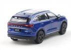 1:64 Scale Gray / Blue / Deep Blue Diecast 2021 Haval H6 Model