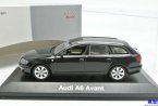 1:43 Black / Silver Minichamps Diecast Audi A6 Avant Model