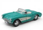 Black / Blue 1:24 Scale Maisto Diecast 1957 Chevrolet Corvette