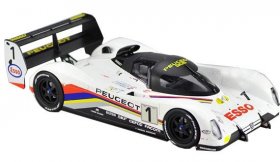 White 1:18 Scale NOREV Diecast Peugeot 905 Model