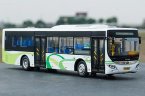 NO.732 White 1:43 Scale Diecast Yutong E12 City Bus Model