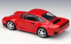 1:24 Scale Welly Red / White Diecast Porsche 959 Model