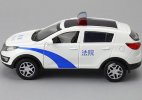Kids 1:43 Scale White Police Diecast Kia Sportage R Toy
